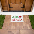 Search for red and green christmas doormats Cute