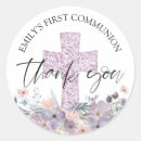Search for purple first communion stickers Floral