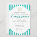 Search for sand dollar invitations Teal