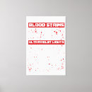 Search for blood canvas prints Red
