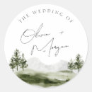 Search for destination wedding stickers Forest