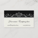 Search for ornament business cards Black