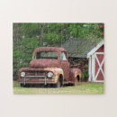 Search for old truck puzzles Red