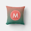 Search for teal and coral cushions Abstract