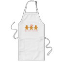 Search for gingerbread men aprons Green