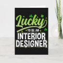 Search for lucky design cards Shamrock