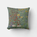 Search for gustav klimt cushions Farm garden with sunflowers