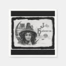 Search for vintage halloween napkins Witch