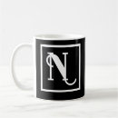 Search for fancy mugs Black and white