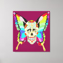 Search for sugar skull canvas prints Colourful