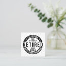 Search for retired business cards Retiree