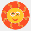 Search for happy face sun stickers Nature