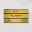 Search for hello greeting business cards Elegant