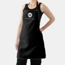 Search for add your logo aprons Black