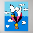 Search for air balloon posters Charlie brown