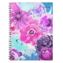 Search for pink flower notebooks Trendy