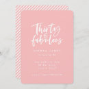 Search for for her 30th birthday invitations Thirty and fabulous