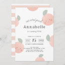 Search for peach and cream birthday invitations For kids