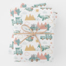 Search for transportation wrapping paper Cute