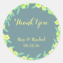 Search for blue flower thank you stickers Floral design