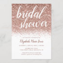 Search for rose gold glitter bridal shower invitations Trendy