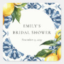 Search for square bridal shower stickers Italian