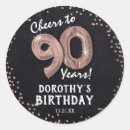 Search for happy 90th birthday stickers Ninety