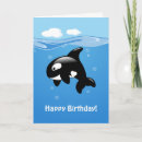 Search for orca birthday cards Blue