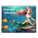 Search for mermaid calendars Cute