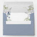 Search for dusty blue envelopes Watercolor floral