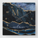 Search for agate clocks Marble