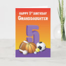 Search for granddaughter 5th birthday cards For her