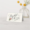 Search for bridal shower place cards Floral