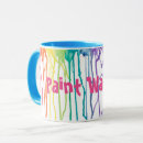 Search for rainbow paint mugs Drips
