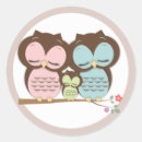 Search for owl couple stickers Bird