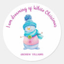 Search for watercolor snowman stickers Cute