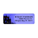 Search for haunted house return address labels Scary