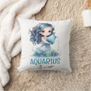 Search for aquarius cushions Watercolor