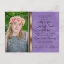 Search for purple black and gold invitations Graduate