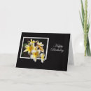 Search for frangipani birthday cards invites Yellow