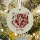 Search for domestic shorthair cat christmas tree decorations Feline
