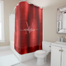 Search for burgundy shower curtains Red