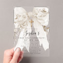 Search for square first communion invitations Elegant