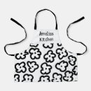 Search for black and white floral aprons For kids