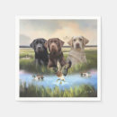 Search for chocolate labrador napkins Retriever
