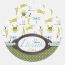 Search for frog thank you stickers Baby shower