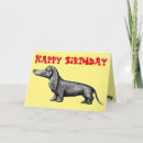 Search for funny dachshund birthday cards Happy