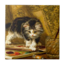Search for cute cat paintings tiles Kitten