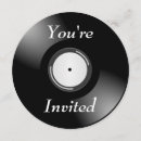 Search for vinyl invitations Party