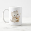 Search for kawaii animal illustration mugs Cute cat illustration
